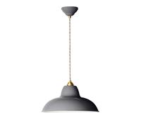 Anglepoise Original 1227 Brass Midi Wide Pendant Pendelleuchte, Elephant Grey
