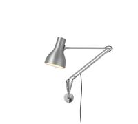 Anglepoise Type 75 Lamp with Wall Bracket Wandleuchte, Silver Lustre
