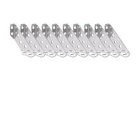 Angles En Métal Support d'angle à 90 degrés en acier inoxydable, avec vis, for fixation du cadre d'armoire, 20 jeux(10 Sets)