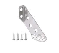 Angles En Métal Support d'angle à 90 degrés en acier inoxydable, avec vis, for fixation du cadre d'armoire, 20 jeux(1 Set)