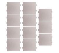 Angoily 10 Pièces Feuille de Guide D’ondes Micro-ondes en Mica, Résistante | Découpe Facile, Usage la Cuisine et Bureau, Coloris Argenté, Pièce de Rechange pour Réparation