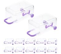 Angoily 12 Pièces Mini Boîte à Dragées de Valise Portable en Ps pour Décoration de Mariage et Rangement de Chocolats Élégant et Pratique