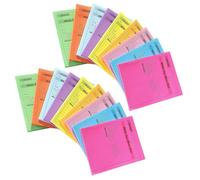Angoily 18 Pcs Bloc-notes Adhésif pour Messages Téléphoniques, Papier | Notes Lignées, Surface Lisse et Sèche, Format Portable, Couleurs Vives, Bureau et Étudiants