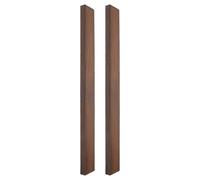 Angoily 2 Pièces Planche de Bois Traité Brut 20x40x500mm, Rustique | Bois Brut à Grain Visible, Installation Aisée, Résistance la Pourriture, pour Travaux Extérieurs et Réalisations