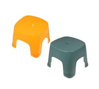 Angoily 2 X Tabouret Salle De Bain Marchepied PVC Couleurs Assorties | Pvc, Compact Et Léger, Polyvalent Salle De Bain Et Salon, Design Mignon Pour Enfants