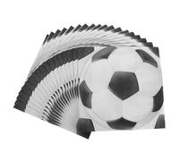 Angoily 20 Pièces Serviettes de Table Imprimées Football en Papier Absorbant et Doux, Design Unique pour Fêtes et Célébrations de Matchs de Football Entre Amis