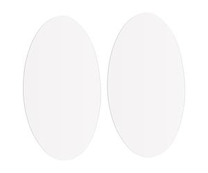 Angoily 2pièces Miroir Autocollant Pour Maison Chambre Et Salle De Bain Stickers Muraux Décoratifs Avec Effet Miroir Net Et Élégant Lot De Autocollants