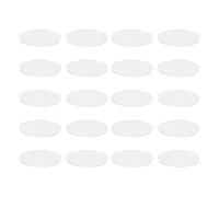 Angoily 30 Pièces Couvercle en Verre Mr16gu10 pour Spot Led, Abat-jour Rond et Courbé, Haute Transmission Lumineuse et Résistant la Chaleur, pour Cuisines et Éclairage de Plafond