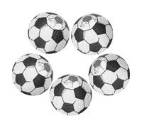 Angoily 5 Pièces Lanterne en Papier Ronde Thème Football pour Décoration de Fête d'anniversaire Sportive Design Facile à Suspendre et Usage Polyvalent
