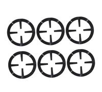 Angoily 6pièces Supports pour Cuisinière à Gaz Réducteur de Brûleur à Gaz pour Petites Casseroles Poêles et Bouilloires Lot