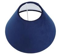 Angoily Abat-jour en Tissu Bleu Moderne pour Lampe de Bureau, Forme Conique Facile à Installer, Portable, pour Chambres et Dortoirs