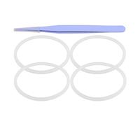 Angoily Anneaux D'étanchéité en Silicone pour Bouteilles 16oz et 20oz, Faciles à Nettoyer Retirer, avec Pince Incluse pour Remplacement Pratique