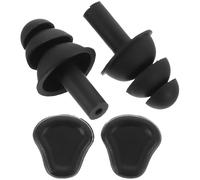 Angoily Bouchons D'oreilles Étanches et Anti-bruit en Mousse, Protection Auditive Réutilisable pour Natation et Travail, Confort Bruit