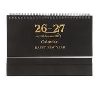 Angoily Calendrier de Bureau à Rabat 2026-2027, Reliure Double Fil | Papier Lisse, Prise de Notes Facile, Planification Quotidienne, Usage Bureau et Maison