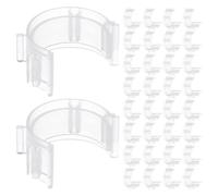 Angoily Clips de bobine en plastique 150 pièces, organisateur modulaire pour broderie et couture en studio, outil compact pour espace de travail ordonné