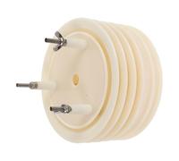 Angoily Coque et Empêchant L'accumulation D'humidité de Protection Beige en Plastique Boîtier à 6 Couches, Résistante au Vieillissement pour Capteurs Météorologiques pour Usage Extérieur