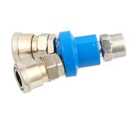 Angoily Coupleur Pneumatique Rapide Type C en Acier et Fonte, Raccord de Tuyau pour Compresseur à Air, Installation Rapide et Fiable pour Outils Pneumatiques