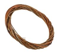 Angoily Couronne Osier DIY pour Décoration de Noël Porte Mur Guirlande Festive Tressé pour Bricolage et Fêtes