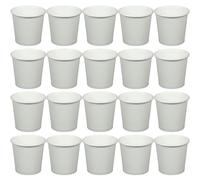 Angoily Gobelets à Café en Papier Blanc 1 Oz 200 Pièces | Usage Unique, Design Gorgée, pour Café et Petites Boissons, Fêtes, Maison