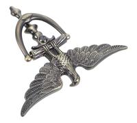 Angoily Heurtoir de Porte en Alliage de Zinc Or Tête D'aigle Élégant Style Européen Anti-rouille Multi-usage avec Vis D'installation pour Porte D'entrée