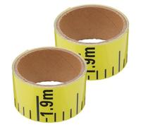 Angoily Jauge Cuve Fioul Autocollante en Pvc Jaune, Échelle de Précision Étanche pour Réservoir et Tuyau, Pack de 2 Accessoires Piscine Pratiques