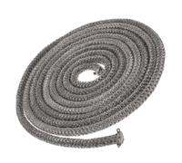 Angoily Joint de Porte Auto-adhésif pour Poêle à Bois en Fibre de Verre Résistant aux Dommages Cordon D'étanchéité Solide pour Cheminée et Insert de Poêle à Bois