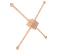 Angoily Kit Cadre Mobile en Bois Naturel à Monter Soi-même Support Mobile pour Berceau Bébé Montessori Accessoire Chambre D'garçon et Filles Décoratif et Polyvalent