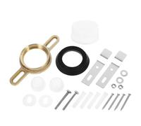 Angoily Kit de Bride d'Urinoir Joint Mural et Bague d'Étanchéité, Ensemble Complet pour Réparation de Fuites, Adapté aux Connecteurs Muraux de Toilette et Salles de Bain