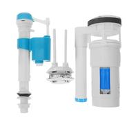 Angoily Kit de Réparation pour Toilettes à Chasse D'eau Double Soupape de Remplissage Abs pour Toilettes Anciennes, Contrôle de L'eau