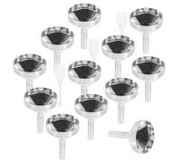 Angoily Mini Entonnoir pour Flacon Parfum 3ml en Alumine et Plastique Argenté, Compte-gouttes Facile à Nettoyer, Outil Pratique pour Remplissage Précis