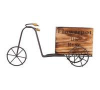 Angoily Ornement de Vélo en Fer Vintage pour Décoration et Rangement, Modèle de Vélo de Course en Bois et Métal, pour Étagères et Tables