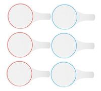 Angoily Pancarte Lui 6pcs Tableaux Blancs Effaçables Multipurpose en Mousse pour Scoring des Juges et Palettes de Vente aux Enchères Portables