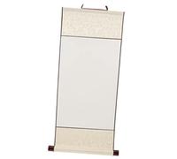 Angoily Papier Calligraphie Beige Multi-Fonction pour Calligraphie et Peinture à L'encre Boîte de Rangement pour Œuvres d'art