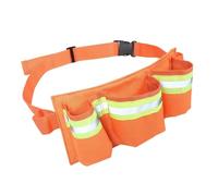 Angoily Paquet avec d'entretien Banane et Réfléchissant Agents Bandes Haute Visibilité, Tissu Oxford Imperméable, Multi-Compartiments Ceinture Renforcée, pour Patrouilles et Tâches
