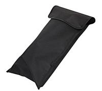 Angoily Paquet de Rangement pour Outils de Barbecue en Tissu Oxford Noir, Grosse Capacité pour 30 Pièces, Lot de 4 Pochettes Légères Bandoulière pour Organiser Efficacement