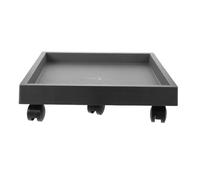 Angoily Plateau D’égouttage Carré à Roulettes pour Dés Humidificateur | Bord Surélevé, Surface Étanche, Protège Sol et Moquette, Usage Intérieur pour Jardinage et Stockage