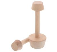 Angoily Poussoir Tartelettes Ensemble De 2 En Bois Double Face Pour Former La Pâte À Tarte Et Préparer Des Mini Tartelettes À La Maison