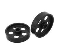 Angoily Roues de Rechange Dimensions 10x10x2,2cm Balance Mécanique Industrielle pour Lot de 2 Pièces en Fer Noir Résistance Exceptionnelle pour Logistique et Expéditions