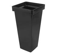 Angoily Seau à Fleurs Simple en PP Noir Grosse Capacité Réutilisable pour Fleuriste et Bureau Récipient à Fleurs pour Stockage et Composition