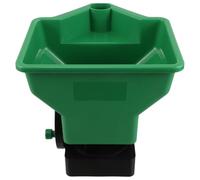 Angoily Semoir Manuel, Semoir de Jardin Rotatif à Manivelle, Épandeur Manuel Portable en Plastique Vert pour Graines et Carottes, Jardin et Pelouse