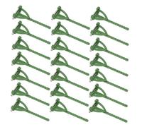 Angoily Set de Épingles de Poitrine Forme Triangulaire T en Plastique Lot de 100 pour Broche Triangle Soi-même Vert pour DIY Boutonnière Mariage et Fête