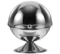 Angoily Sucrier Boule en Acier Inoxydable avec Couvercle à Grosse Ouverture, Récipient de Conservation des Aliments Résistant à L'humidité à L'usure, Usage Domestique et Café