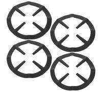 Angoily Support Réducteur de Brûleur à Gaz en Acier Inoxydable Antirouille, Anneau de Grille pour Cuisinière et Cafetière, Lot de 4 Pièces pour Cuisson Quotidien