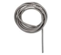 Angoily Tube de Conduit Flexible en Acier Inoxydable Argenté de 3 Mètres, Gaine de Blindage Renforcée pour Protection de Câbles et Fils Électriques Installations Résidentielles