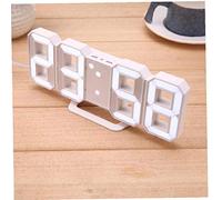 Angoter 1pc LED Réveils Bureau Table Montre Numérique LED Murales 24 Ou 12 Heures Affichage Reloj Despertador Murale Table Horloge
