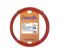 Anguila | Guide de câble | Bornes interchangeables | Acier + Cerclage propylène | Rouge | Diamètre 4 mm | 30 m