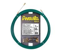 Anguila Max 35030032 Guide passe-câble en fibre de verre renforcée + nylon, vert, 32 m