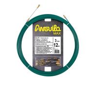 Anguilla Max 35030012 Guide passe-câble en fibre de verre renforcée + nylon, vert, 12 m