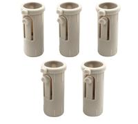 Anhoer Lot de 5 douilles de fixation de rechange pour tondeuse à gazon Stihl KM55 KM56 KM85 KM100 KM130 Blanc