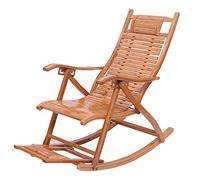 ANIFM Chaise berçante en Bambou Chaise Longue réglable Fauteuils inclinables imperméables Patio Chaises Pliantes inclinables extérieures (Couleur : C) Petite Surprise Comfortable Anniversary